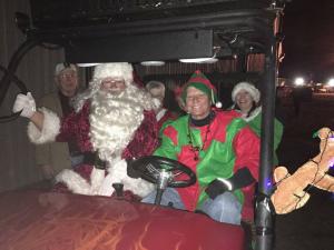 Santa and his helper elf! (Gary Smith)
